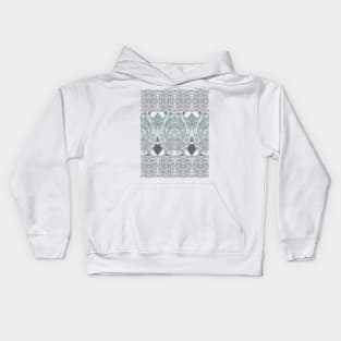 Soft Blue Lace - by Avril Thomas Kids Hoodie